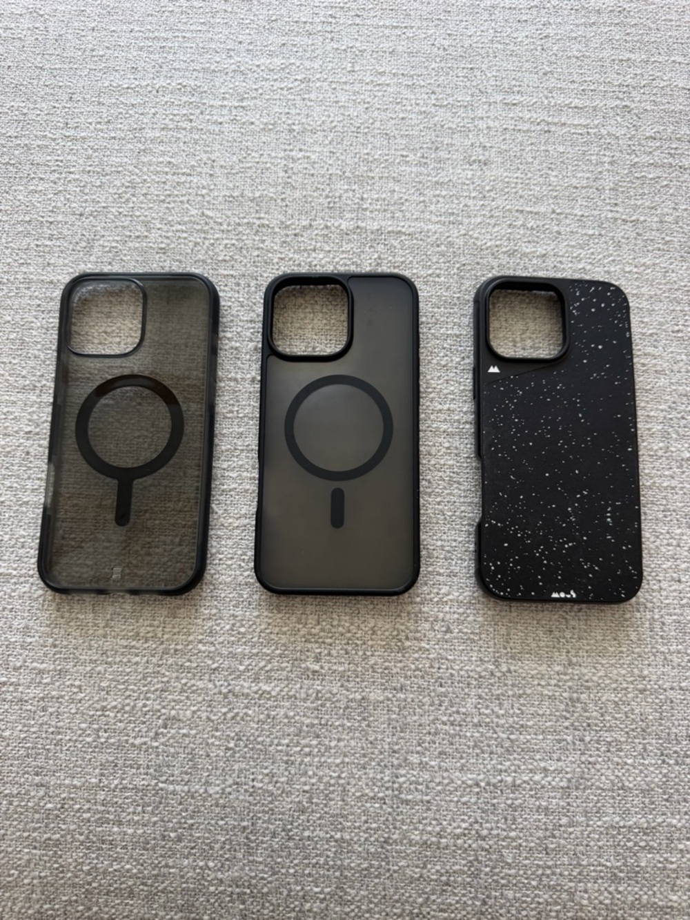 iPhone 16 Pro Max Black MagSafe-Compatible iPhone Case Bundle